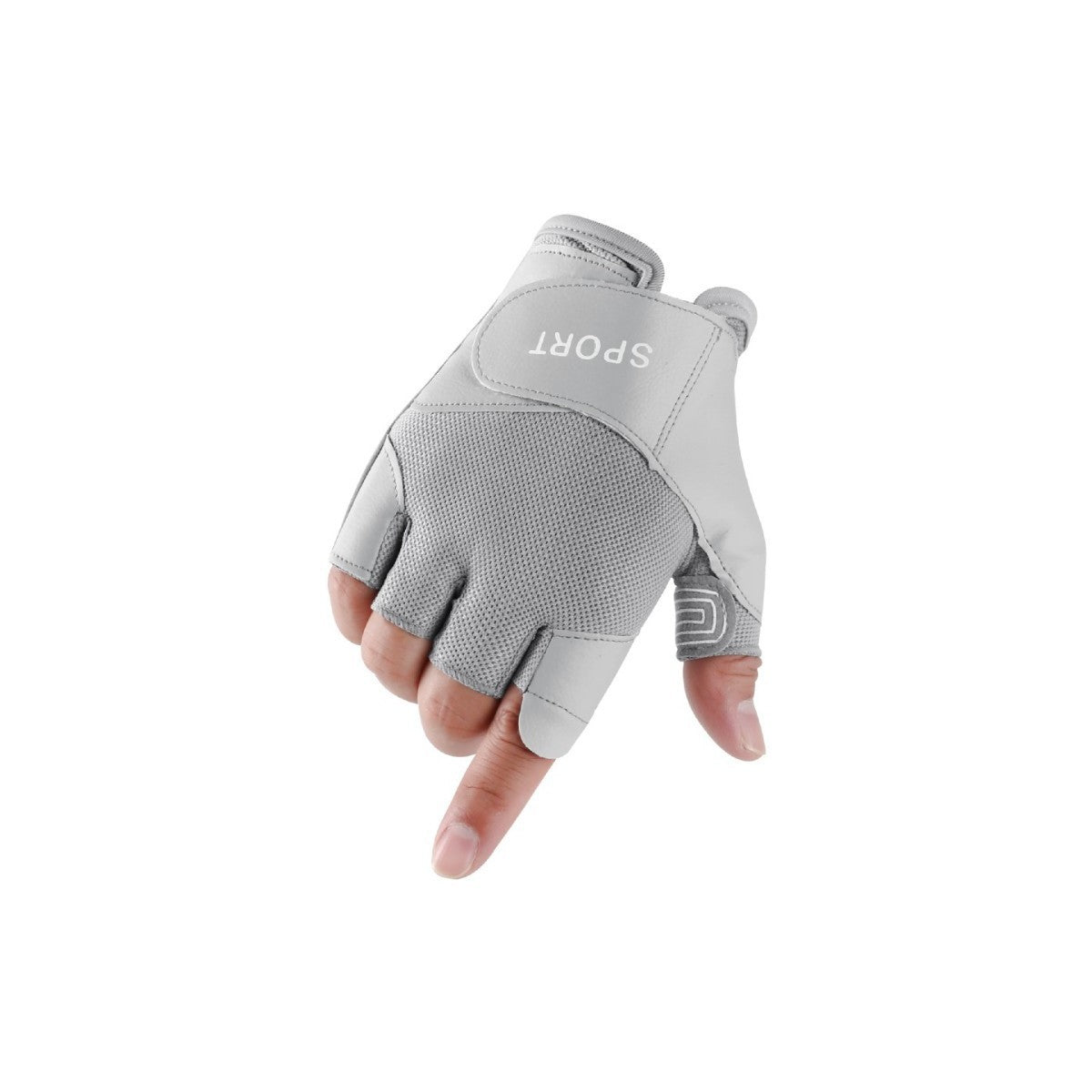 Guantes de medio dedo ligeros y transpirables para hombre y mujer, ideales para ciclismo, senderismo y fitness.