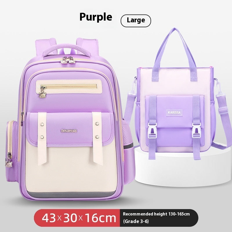 Mochila escolar de tela Oxford para niños de gran capacidad