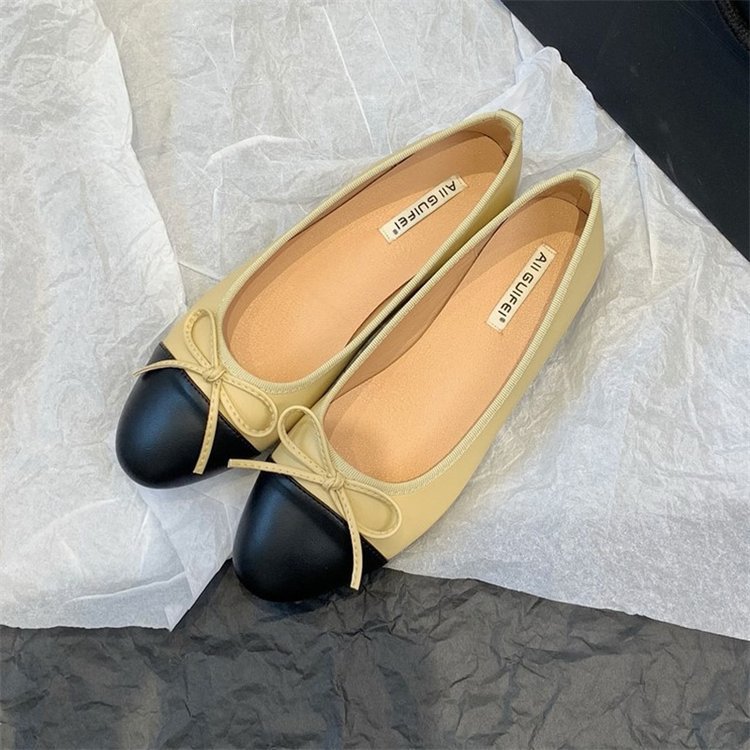 Zapatos planos bajos y versátiles para mujer