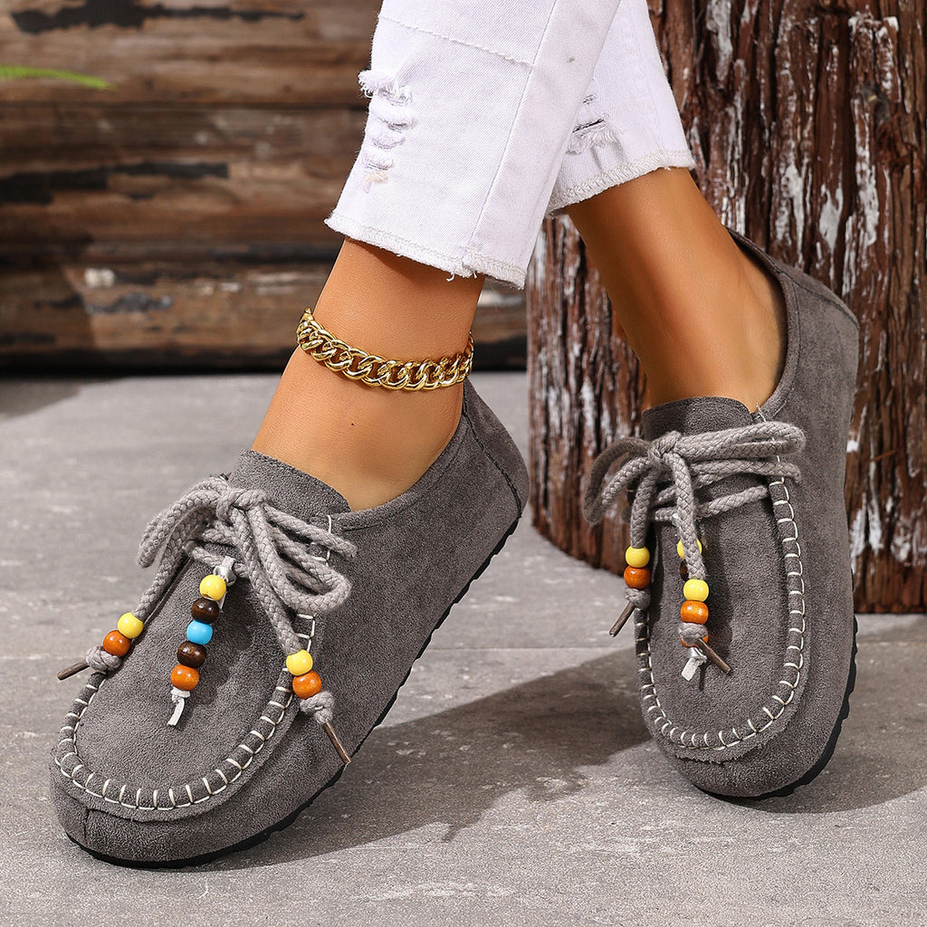 Plus-size Vintage Birkenstock-style Suede Casual Loafers