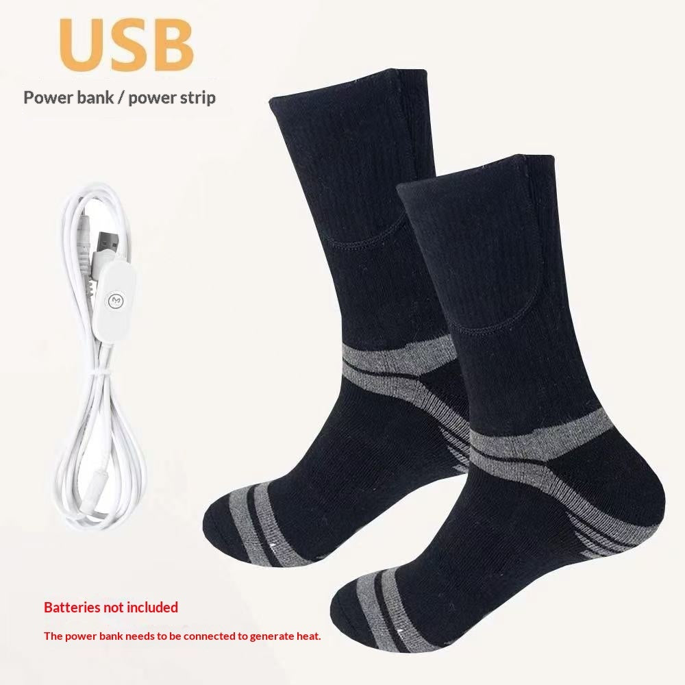 Calcetines térmicos recargables y calefactables para hombre