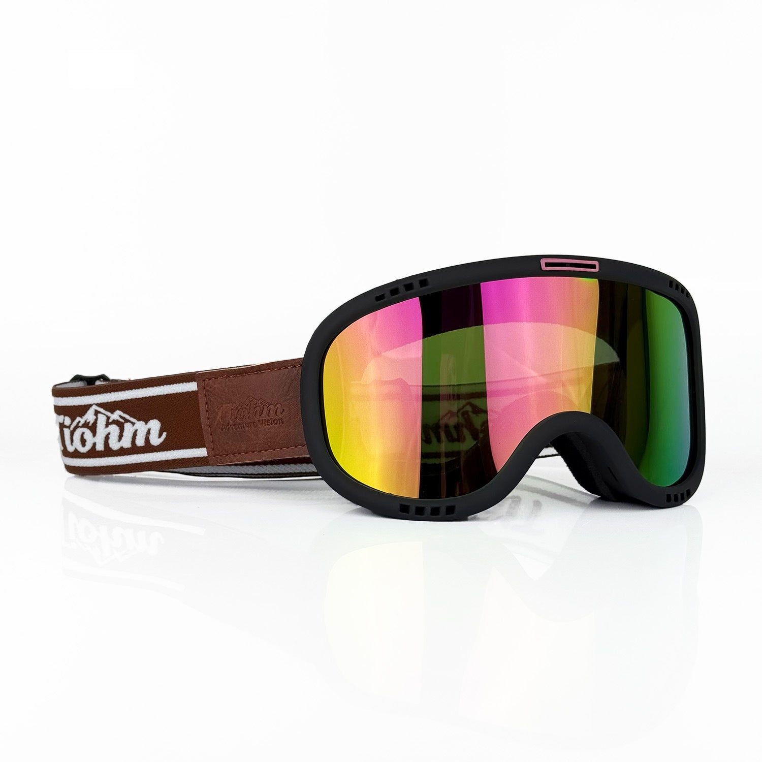 Gafas de moto para motociclistas miopes. Lentes grandes de alta definición. Transpirables y resistentes al viento.
