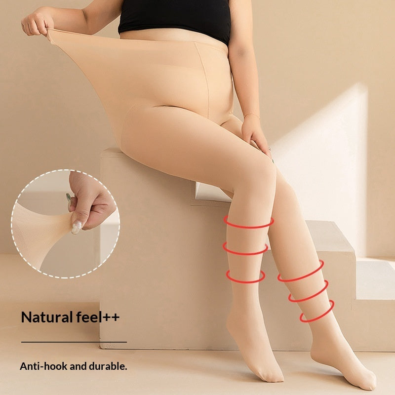 Medias de forro polar ligero para mujer que realzan las piernas y son ideales para la primavera.