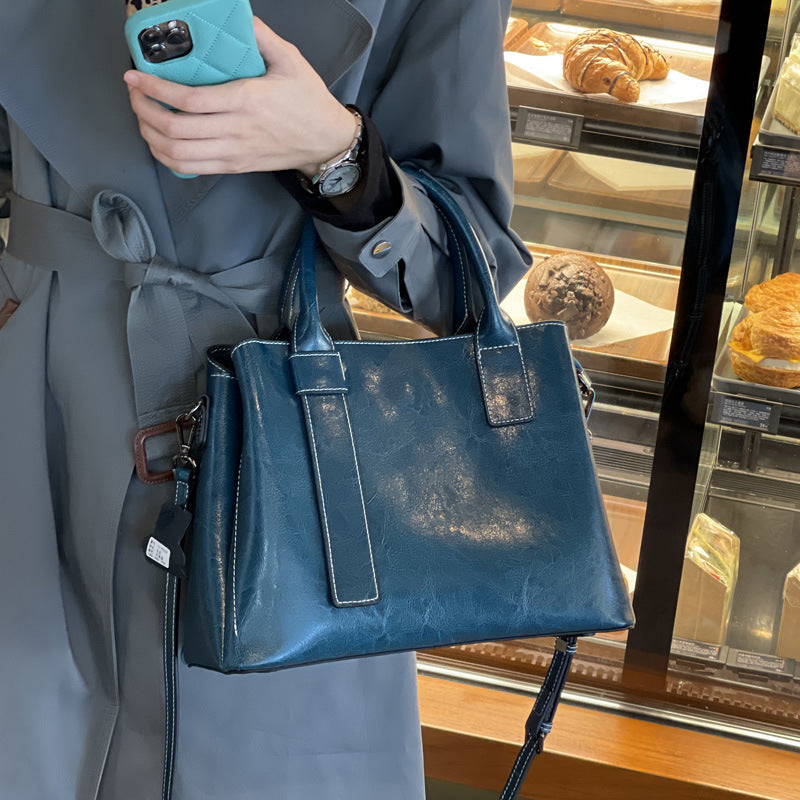 Bolso bandolera y de hombro para mujer, elegante, versátil y de gran capacidad.