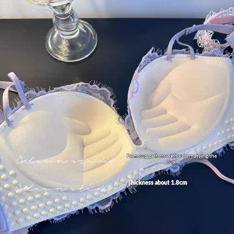 Lace Bra And Lingerie Set