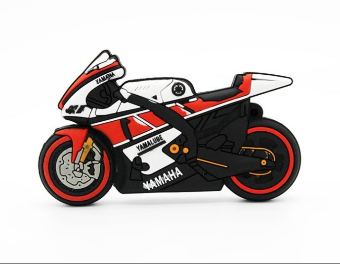 Unidad USB de dibujos animados Unidad USB de muñeca Unidad USB de motocicleta