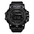 Reloj electrónico luminoso multifuncional deportivo impermeable para hombre