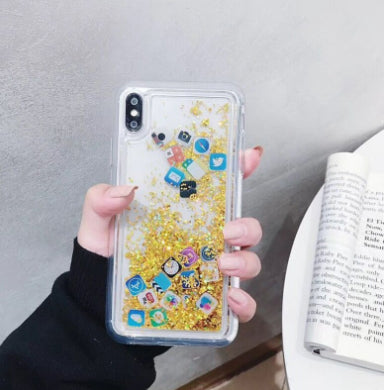 Funda para móvil brillante