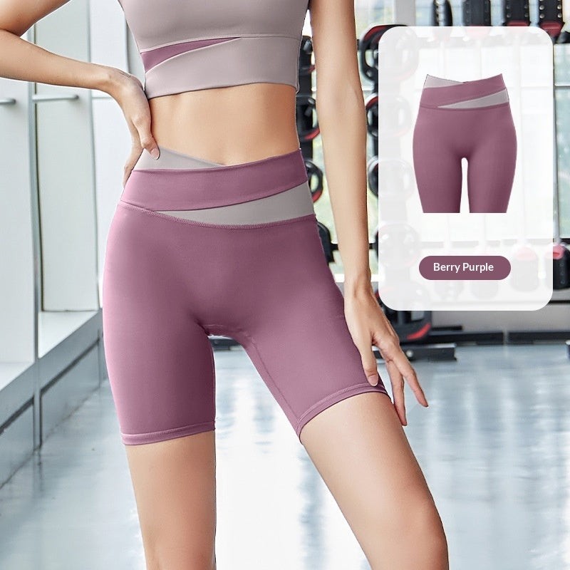 Pantalones de yoga de cintura alta y leggings deportivos que levantan la cadera