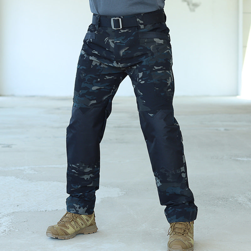 Pantalones de entrenamiento ligeros y multifuncionales para exteriores T1908 con múltiples bolsillos