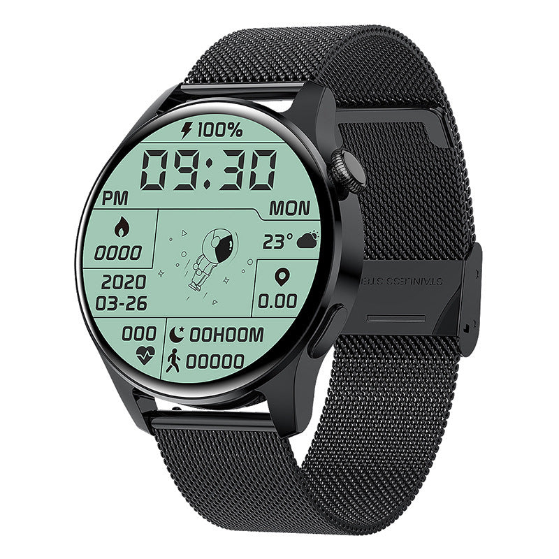 Reloj inteligente para adultos con monitorización de frecuencia cardíaca, seguimiento de actividad física y funciones de voz inteligentes.