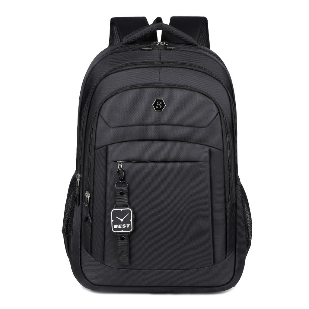 Mochila de viaje elegante y de alta capacidad para exteriores, ideal para estudiantes universitarios y portátiles.