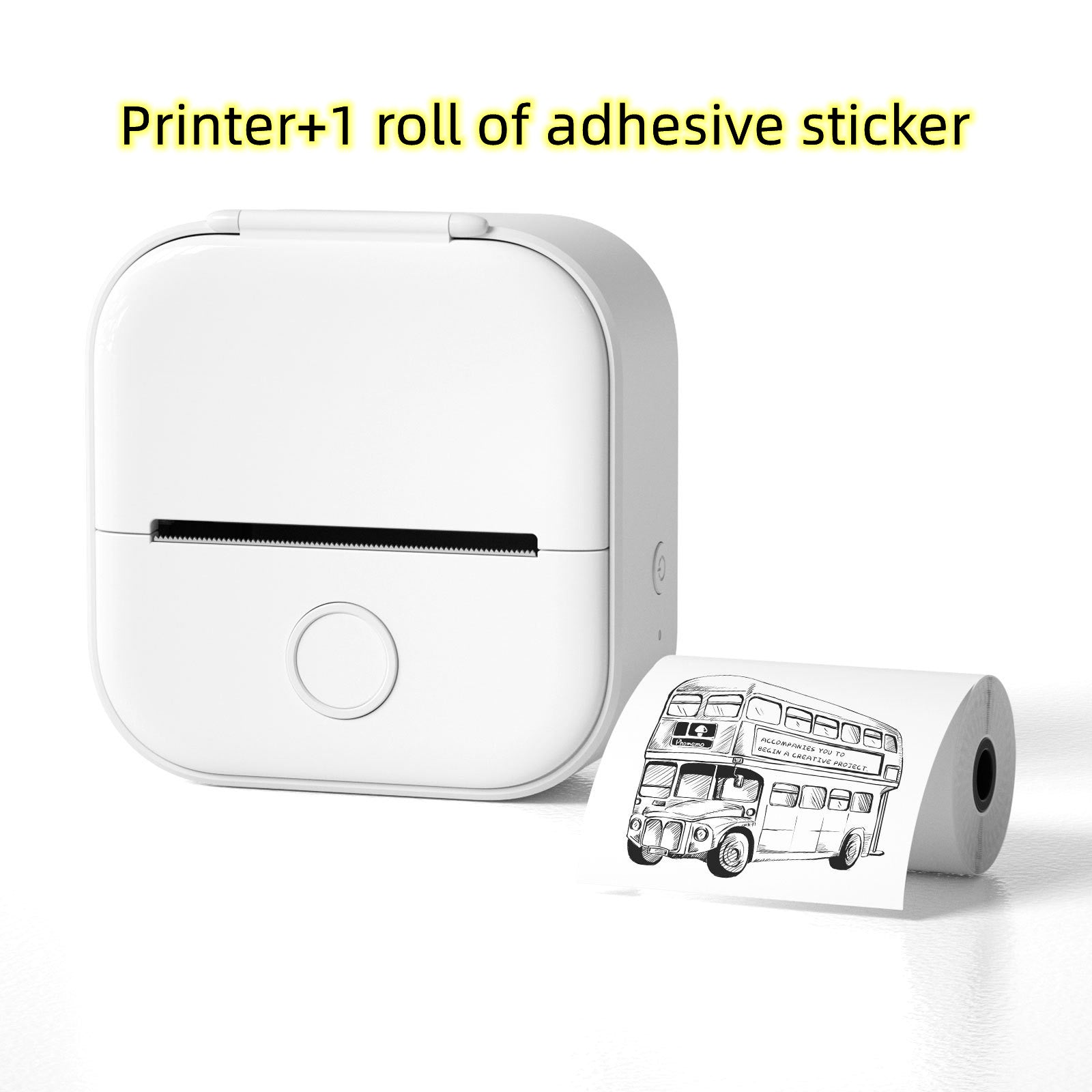 Mini impresora térmica portátil de etiquetas, impresora de fotos para el hogar, impresora de preguntas incorrectas para estudiantes, mini impresora de etiquetas compatible con Bluetooth, etiqueta de precio