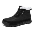 Botas de nieve de caña media para hombre con suela antideslizante forrada de algodón