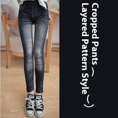 Leggings Stretch Slim-fit Outerwear