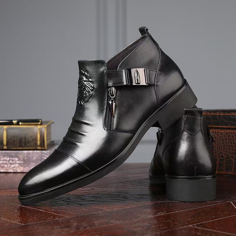 Zapatos de oficina nuevos zapatos casuales de negocios de moda de caña alta
