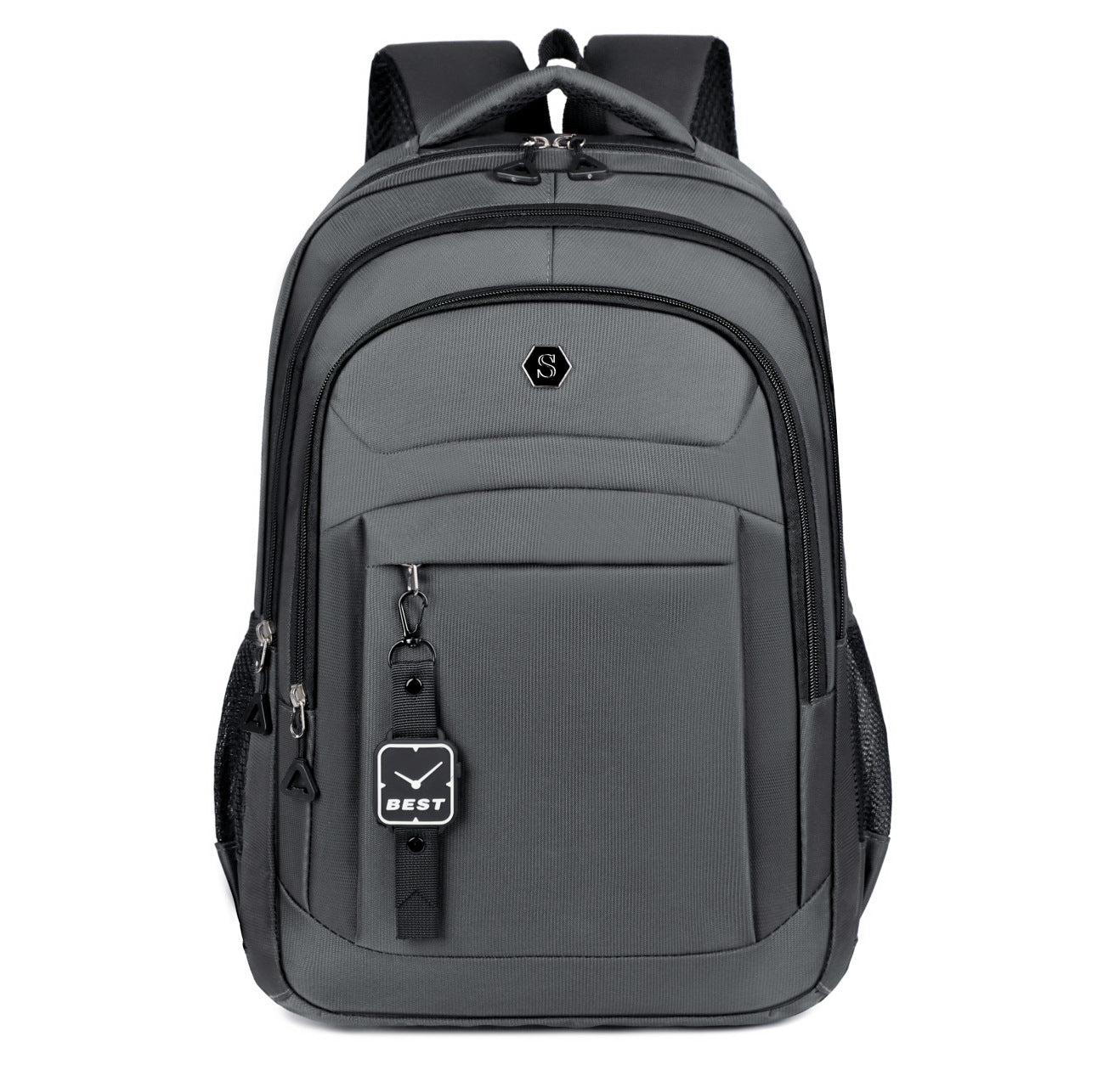 Mochila de viaje elegante y de alta capacidad para exteriores, ideal para estudiantes universitarios y portátiles.
