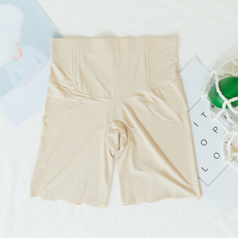 Pantalones de seguridad de seda helada antiexposición para mujeres con curvas