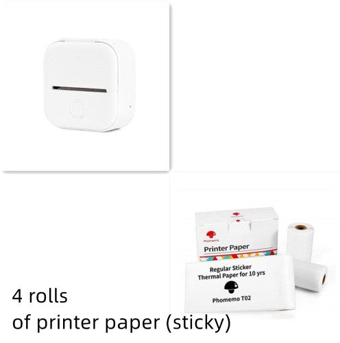 Mini impresora térmica portátil de etiquetas, impresora de fotos para el hogar, impresora de preguntas incorrectas para estudiantes, mini impresora de etiquetas compatible con Bluetooth, etiqueta de precio