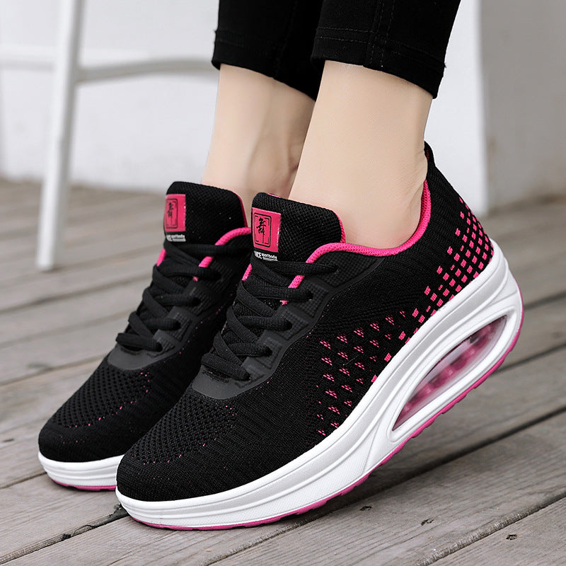 Zapatos deportivos para caminar con suela suave antideslizante para mujer
