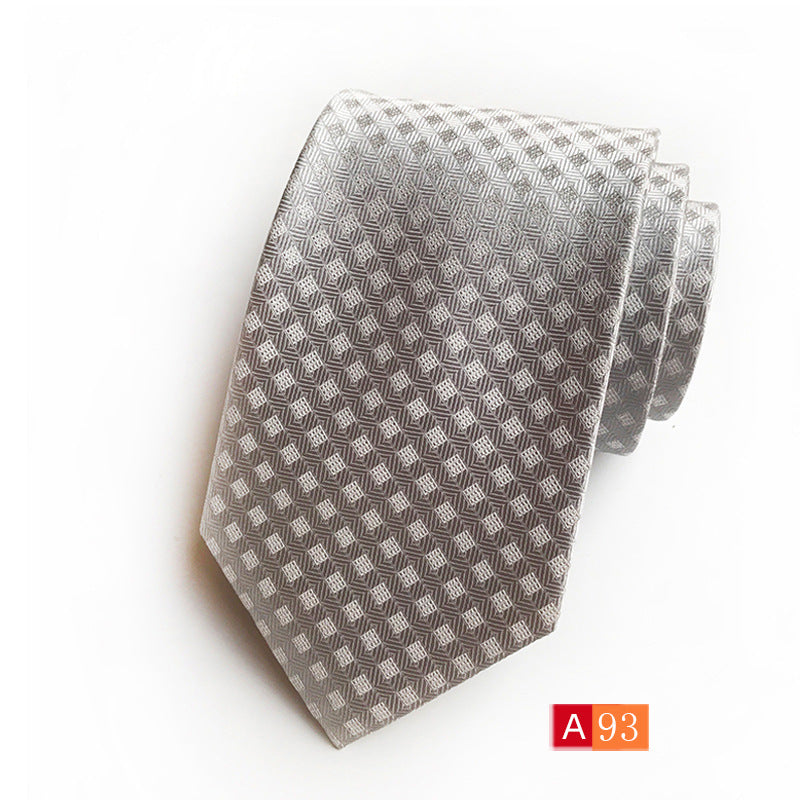Corbata de jacquard de poliéster para hombre, informal y formal