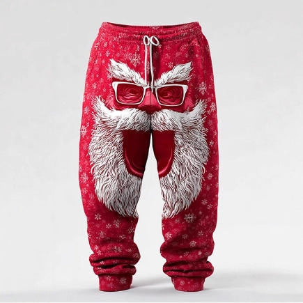 Mens Stylish Casual Printed Drawstring Sweatpants