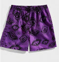 Pantalones cortos hawaianos casuales para vacaciones de verano