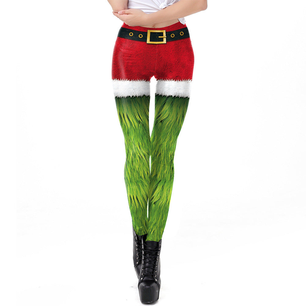 Leggings ajustados con estampado digital 3D sexy