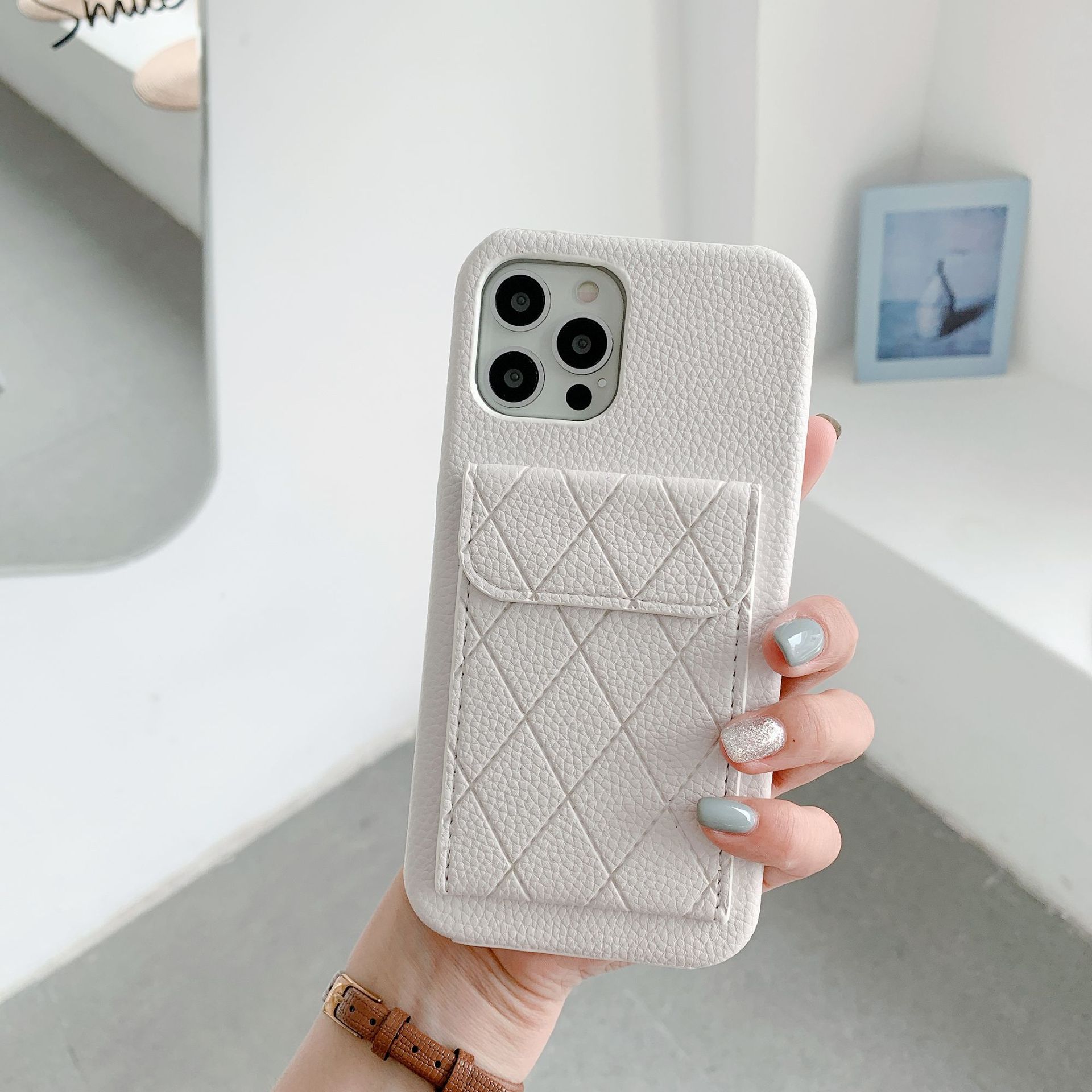 Funda para teléfono móvil con tarjetero de la marca Tide