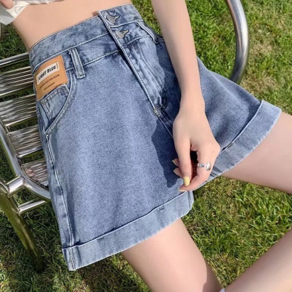 Pantalones cortos adelgazantes sueltos de verano para mujer