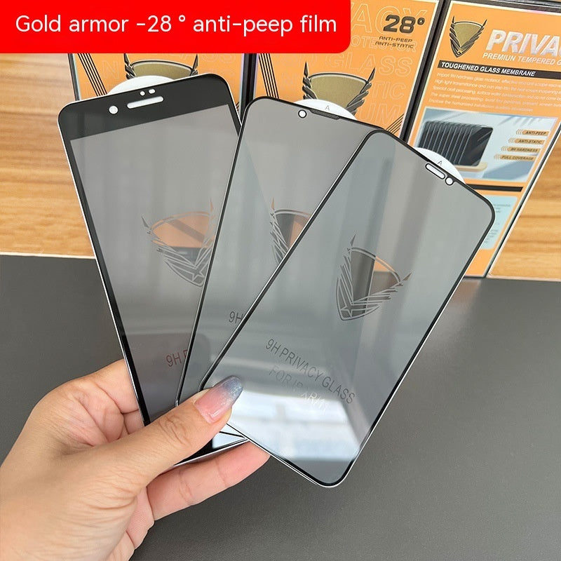 Protector de pantalla de vidrio templado HD 8 para teléfono móvil, antiespía, 12 Pro, venta al por mayor