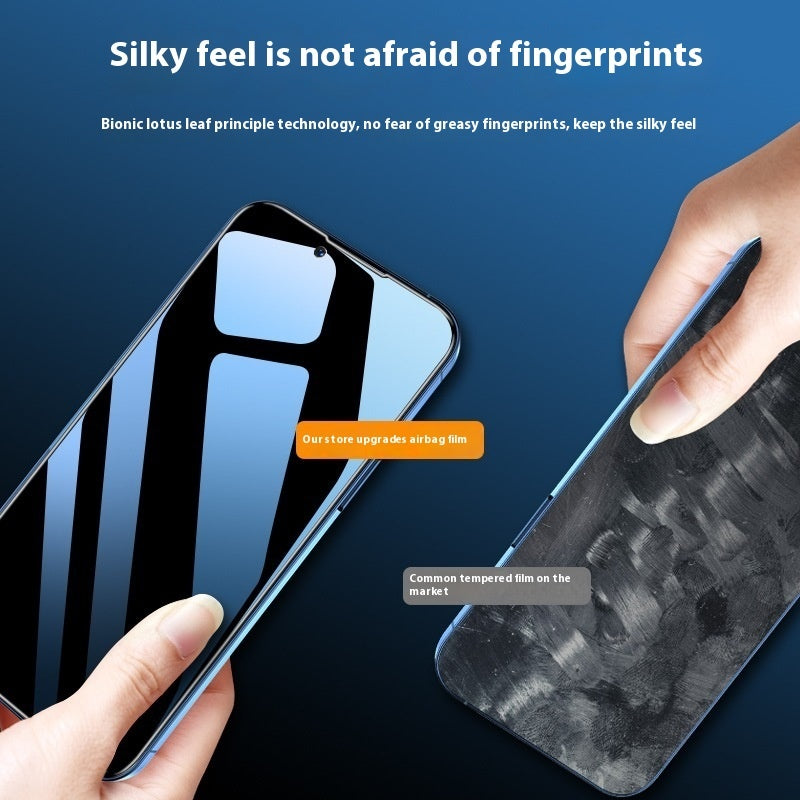 Protector de pantalla de vidrio templado con airbag para teléfono móvil de pantalla completa