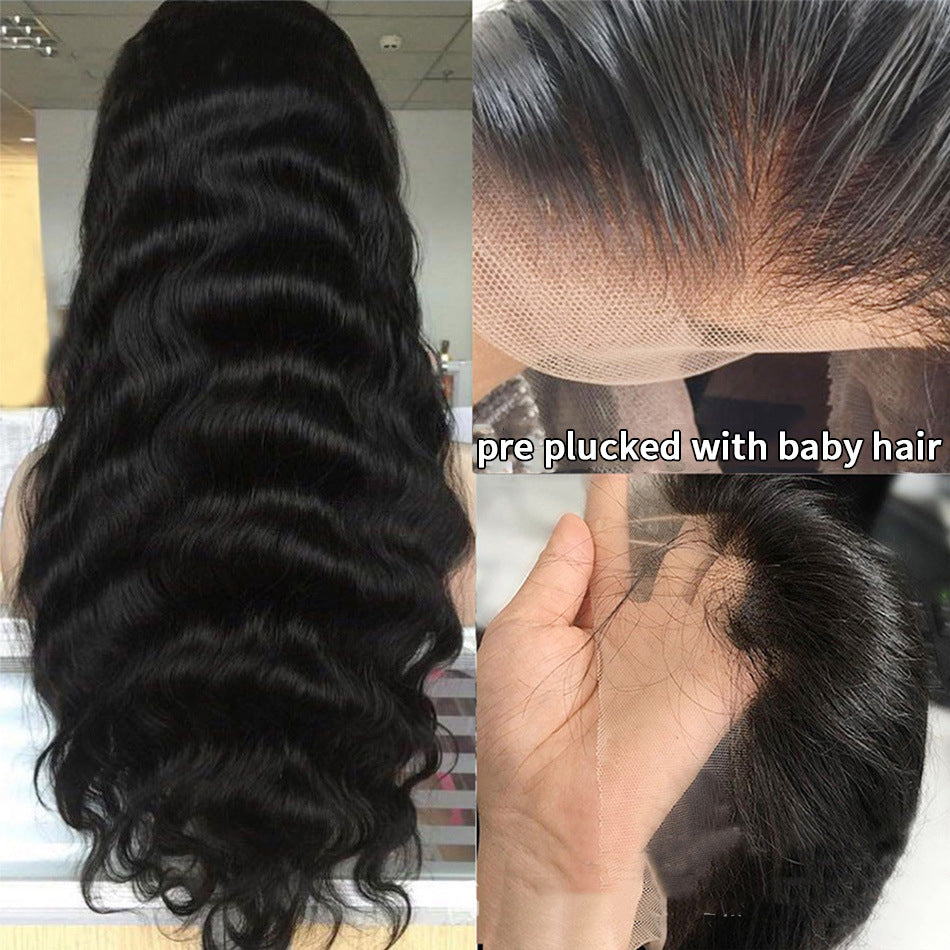 Pelucas frontales de encaje de cabello humano con ondas corporales