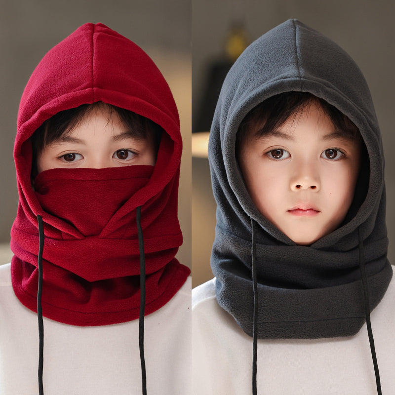 Gorro, bufanda y mascarilla engrosados ​​todo en uno con protección para los oídos que te mantienen abrigado y bloquean el viento.