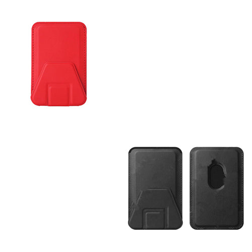 Soporte para teléfono móvil, tarjetero, tarjetero plegable, adhesivo para tarjetas, tarjetero magnético multifuncional.