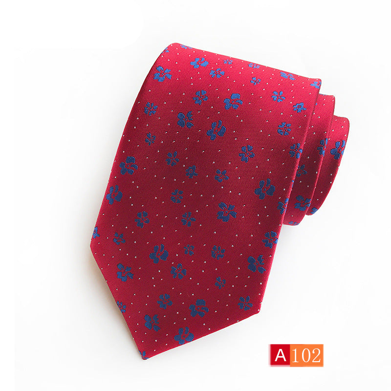 Corbata de jacquard de poliéster para hombre, informal y formal