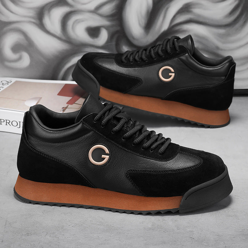 Zapatos casuales sencillos de talla grande para hombre