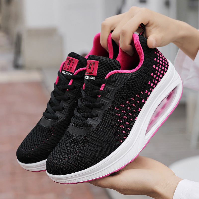 Zapatos deportivos para caminar con suela suave antideslizante para mujer