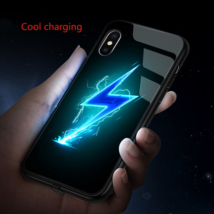 Compatible con Apple, funda de vidrio templado para teléfono móvil activada por voz