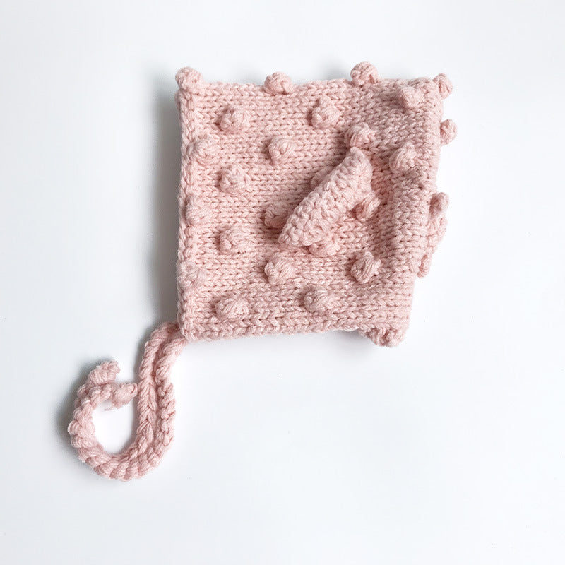 Protectores auditivos cálidos hechos a mano, de estilo coreano, para bebés y niños pequeños.