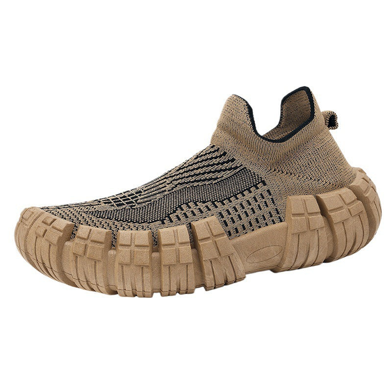 Zapatillas deportivas ligeras y antideslizantes de malla Flyknit para hombre