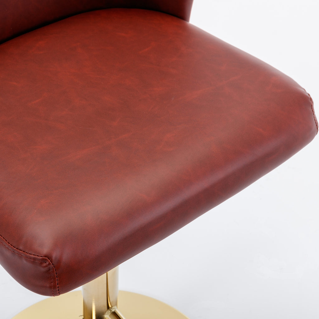 Taburetes de bar giratorios de altura ajustable de AA Furniture, modernos taburetes tapizados en PU