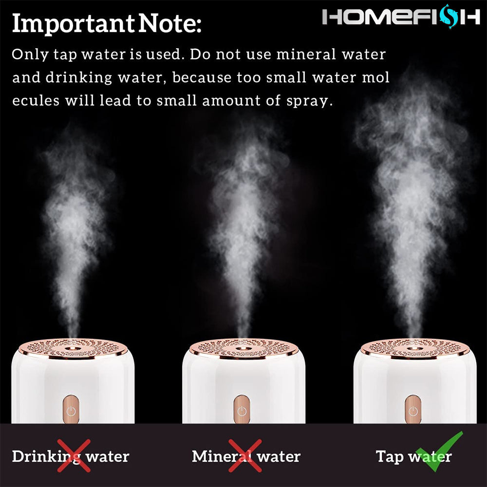 Humidificador de aire inalámbrico para vehículos, pulverizador automático de gran capacidad, atomizador de aromaterapia.