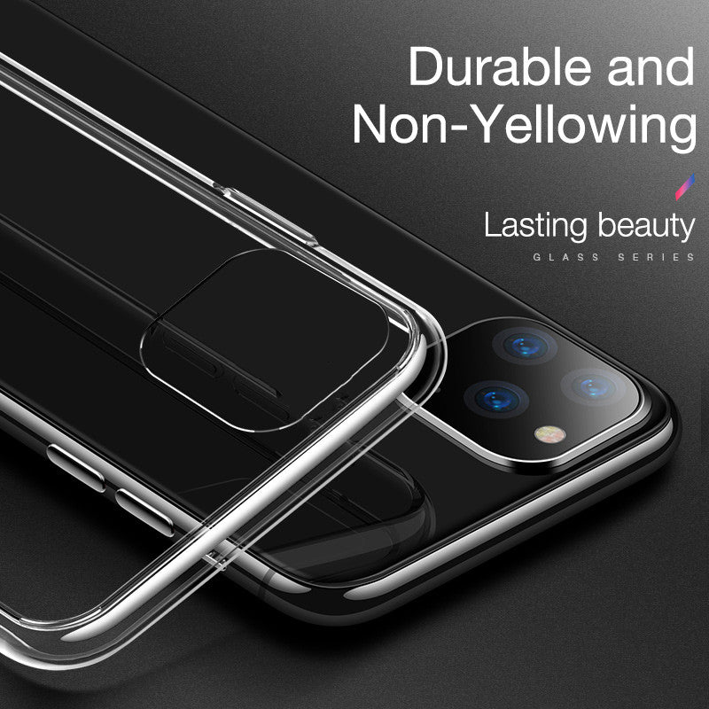 Funda ultrafina de silicona TPU transparente resistente a golpes para teléfono