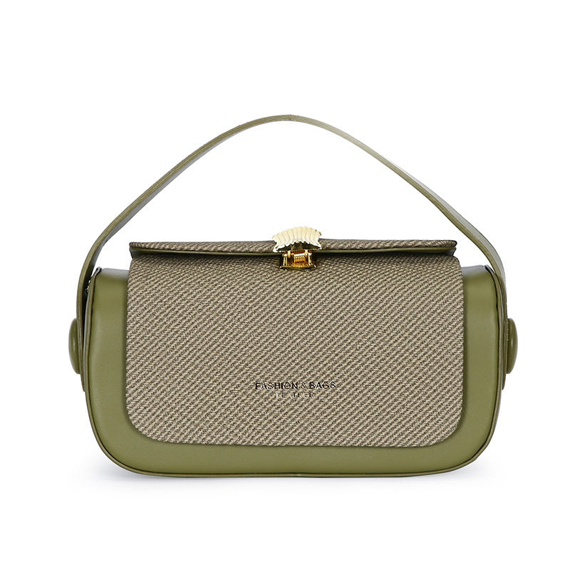 Elegante bolso bandolera cuadrado pequeño para mujer