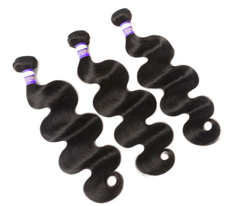 Cortina de cabello brasileño con ondas corporales
