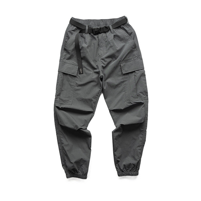 Pantalones de trabajo de estilo japonés para hombre, primavera y verano