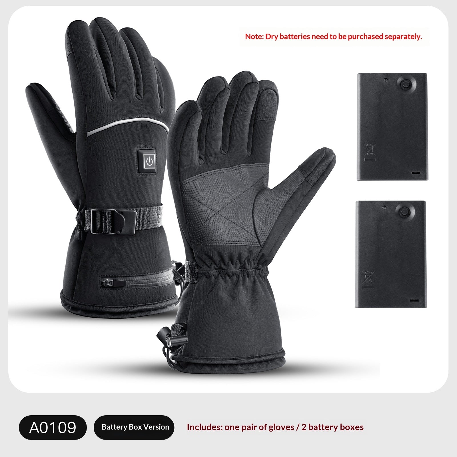 Guantes cálidos de invierno para deportes al aire libre, ciclismo y esquí.