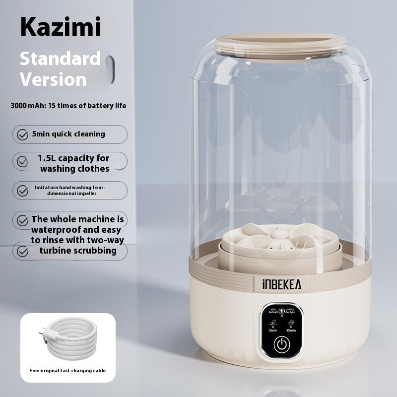 Mini lavadora inalámbrica portátil automática