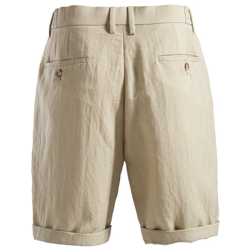 Business-Casual Lyocell Cotton Shorts Old Money Style